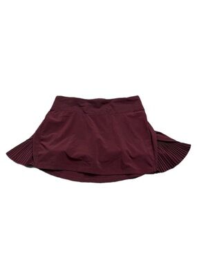 Lululemon Play Off The Pleats Skirt 13” (Cassis) Size 4